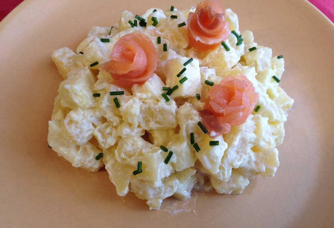 Ensalada de Papa Blanca o Morada