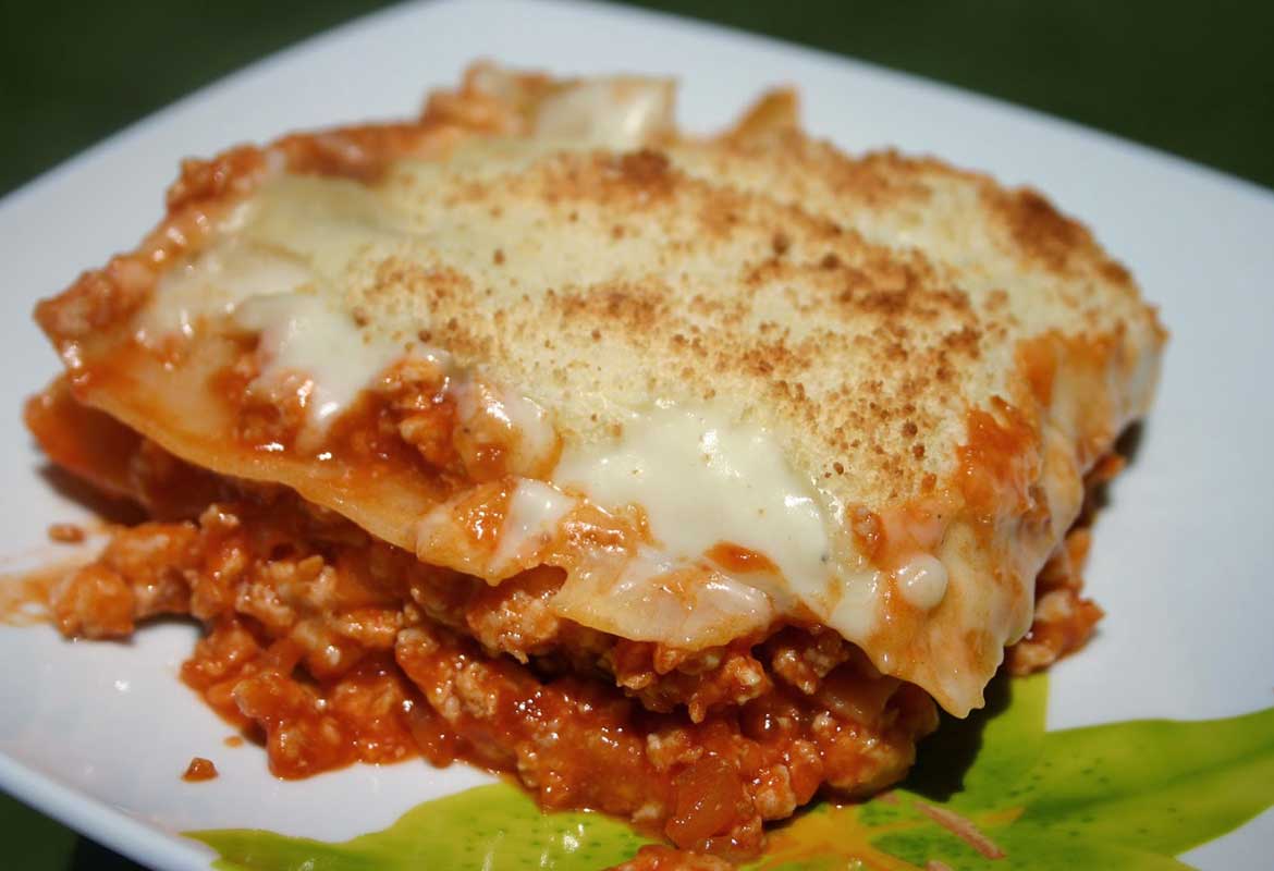 Lasaña Blanca o Roja