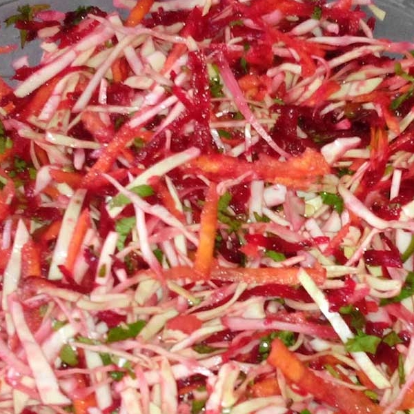 Ensalada de Repollo y Remolacha