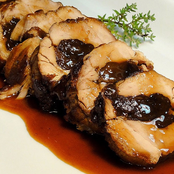 Filete en Salsa de Ciruelas